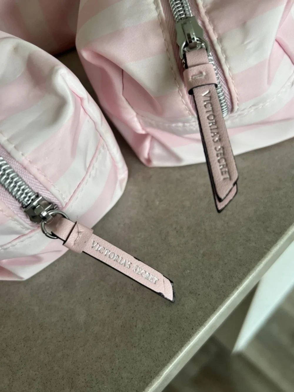 Lightly used Victoria secret originally $60 3 piece travel makeup vanity set